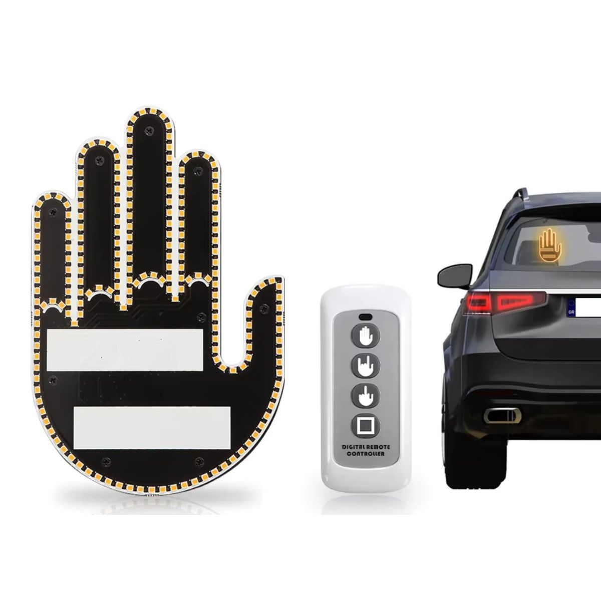 Manos de Aviso LED para Coche