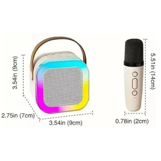 Micrófono Karaoke - Mini Altavoz LED