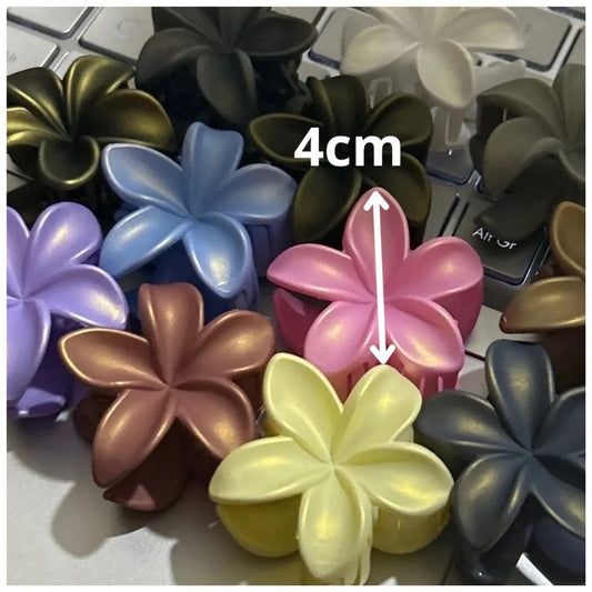 Set 12 Broches Flor Hawaiana Solida