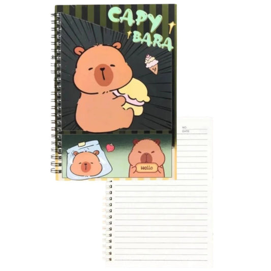 Cuaderno de Notas Kawaii Capibara