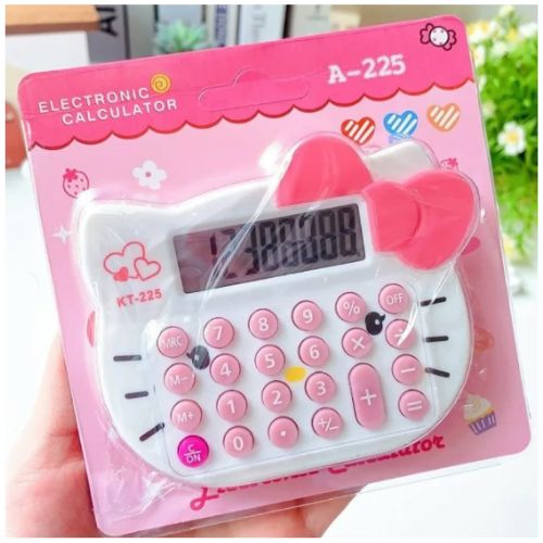 Calculadora Hello Kitty Blanca