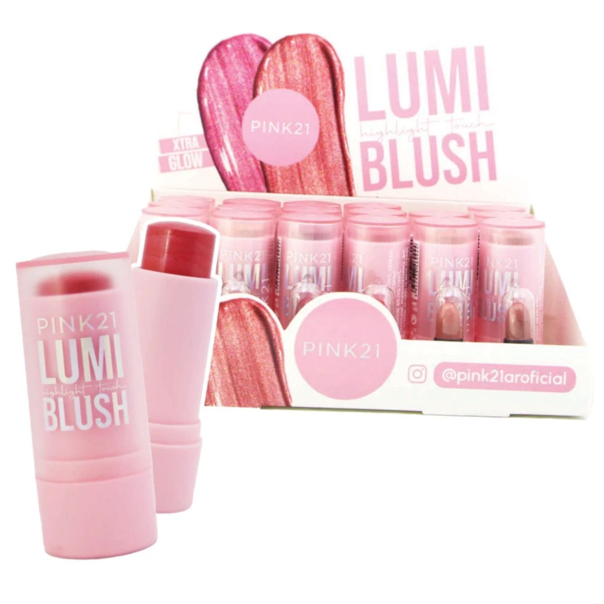 Rubor en Barra Pink 21 - Lumi Blush