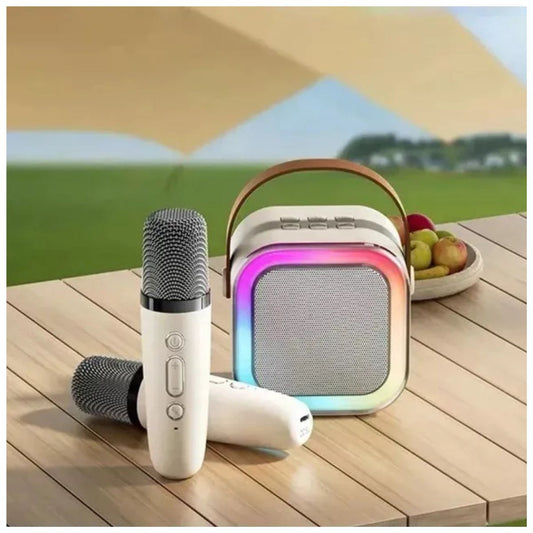 Micrófono Karaoke - Mini Altavoz LED