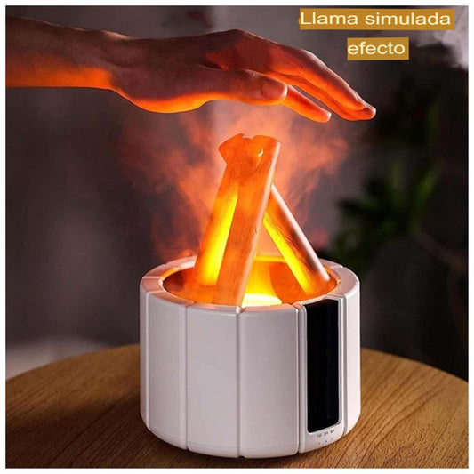 Humidificadora En Forma de Fogata