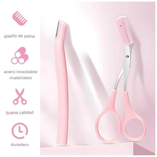 Kit 2 Piezas de Precisión para Cejas