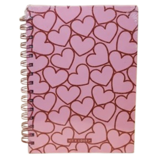 Cuaderno de Notas Pattern Hearts-I Love
