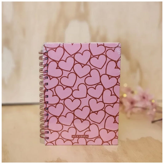 Cuaderno de Notas Pattern Hearts-I Love