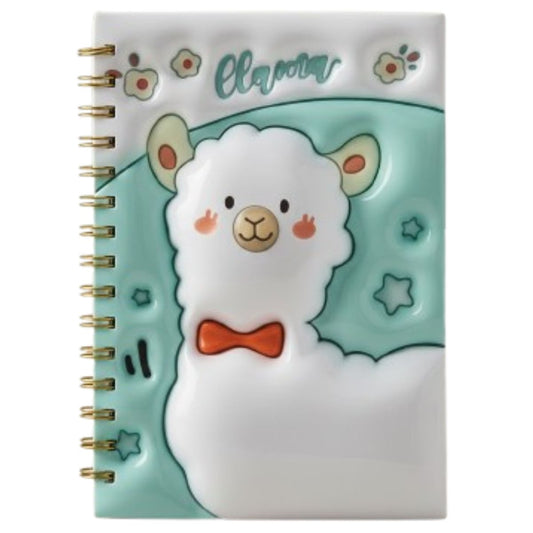 Cuaderno de Notas Textura 3D Llama