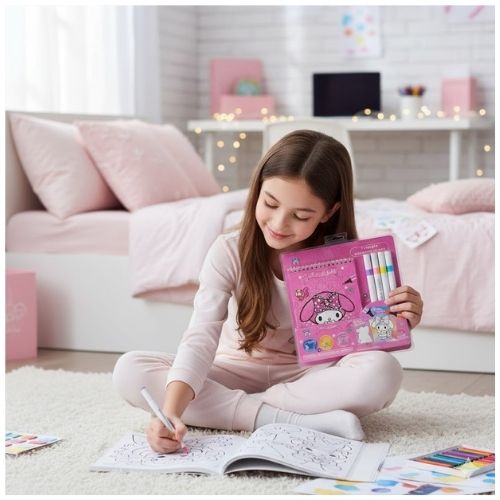 Combo Libro Colorear+Marcador My Melody