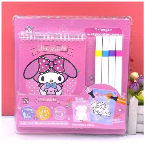 Combo Libro Colorear+Marcador My Melody