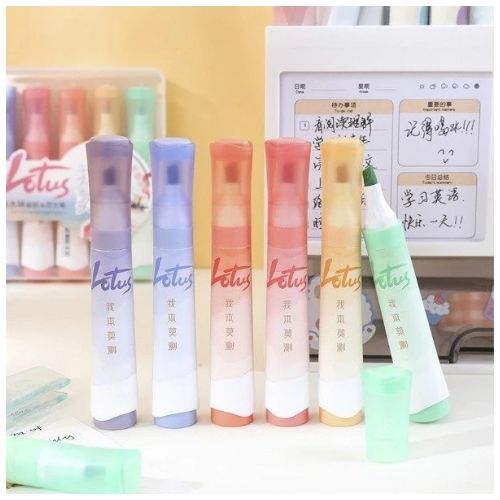 Set X6 Resaltador Perfumado Lotus