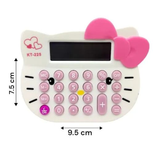 Calculadora Hello Kitty Blanca
