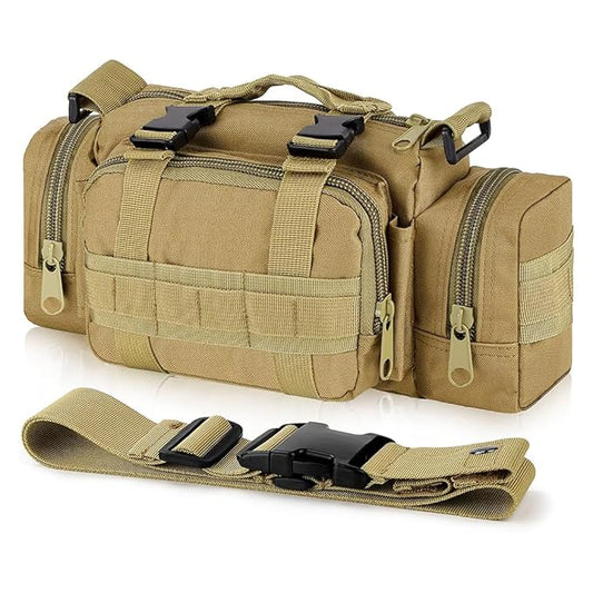 Bolso Riñonera Táctica 2 en 1 Camping